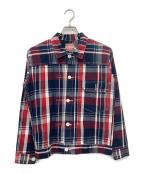 LEVI'Sリーバイス）の古着「チェックジャケット」｜ネイビー×レッド