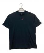 New Era×GROUND Yニューエラ×グラウンドワイ）の古着「コラボロゴ刺繍プリントTシャツ」｜ブラック