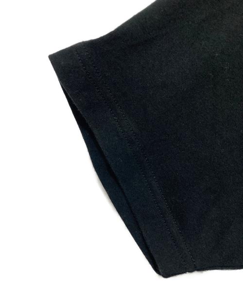 New Era（ニューエラ）New Era (ニューエラ) GROUND Y (グラウンドワイ) コラボロゴ刺繍プリントTシャツ ブラック サイズ:XLの古着・服飾アイテム