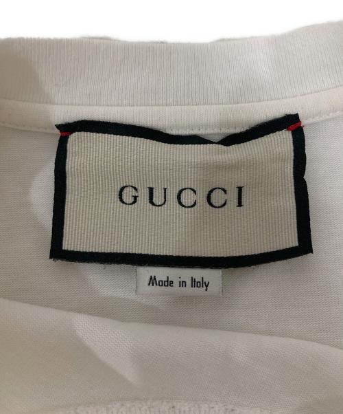 GUCCI（グッチ）GUCCI (グッチ) ブレードプリントTシャツ ホワイト サイズ:XSの古着・服飾アイテム