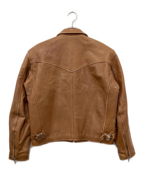 HARLEY-DAVIDSON（ハーレーダビッドソン）HARLEY-DAVIDSON (ハーレーダビッドソン) レザージャケット ブラウン サイズ:Lの古着・服飾アイテム