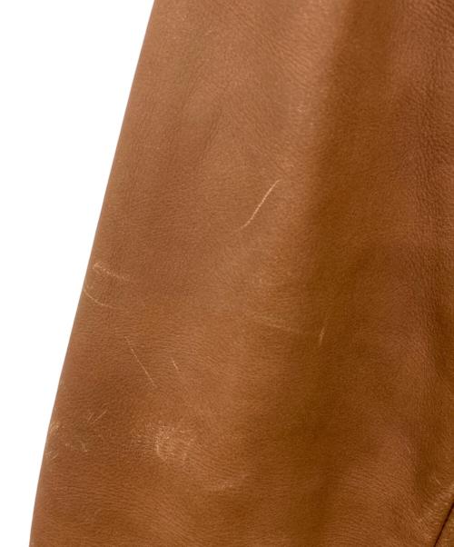 HARLEY-DAVIDSON（ハーレーダビッドソン）HARLEY-DAVIDSON (ハーレーダビッドソン) レザージャケット ブラウン サイズ:Lの古着・服飾アイテム