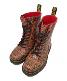Dr.Martens（ドクターマーチン）の古着「チェックブーツ」｜レッド