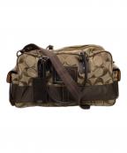 COACHコーチ）の古着「ボストンバッグ」｜ベージュ