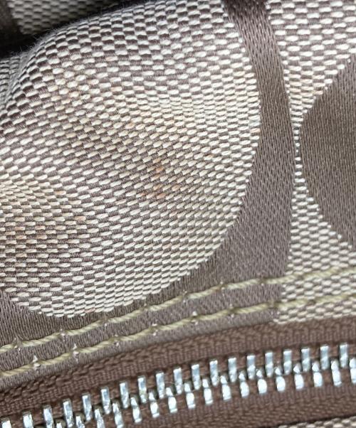 COACH（コーチ）COACH (コーチ) ボストンバッグ ベージュの古着・服飾アイテム