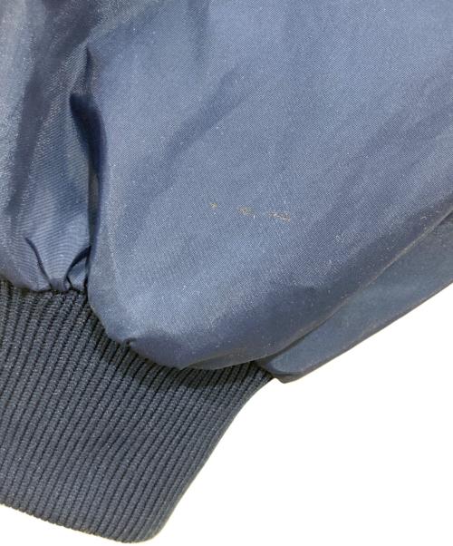 Eddie Bauer（エディーバウアー）Eddie Bauer (エディーバウアー) ハーフボタンスタンドカラーナイロンジャケット ネイビー サイズ:XXLの古着・服飾アイテム