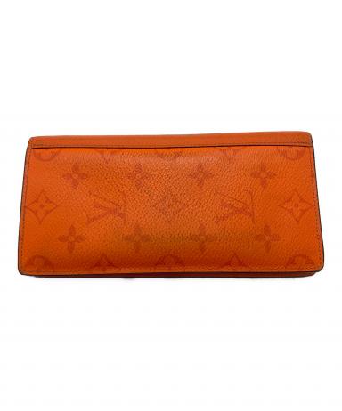 中古・古着通販】LOUIS VUITTON (ルイ ヴィトン) 長財布 オレンジ