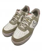 NIKEナイキ）の古着「AIR FORCE 1 07 LV8/ロー ファースト ユーズ "ライトストーン"」｜ベージュ×ホワイト