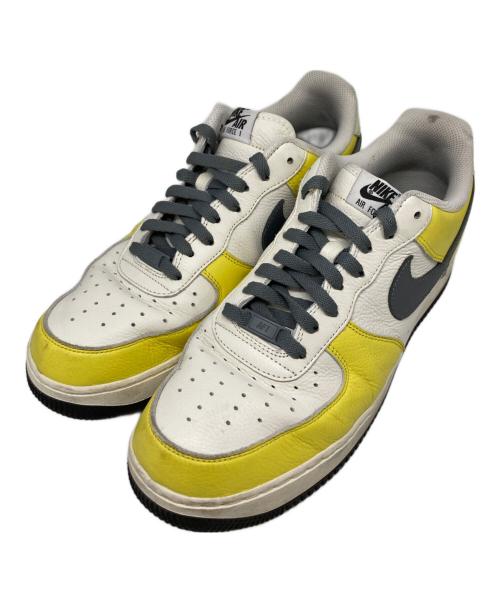 NIKE（ナイキ）NIKE (ナイキ) AIR FORCE 1 LOW BY YOU ホワイト×イエロー サイズ:29cmの古着・服飾アイテム