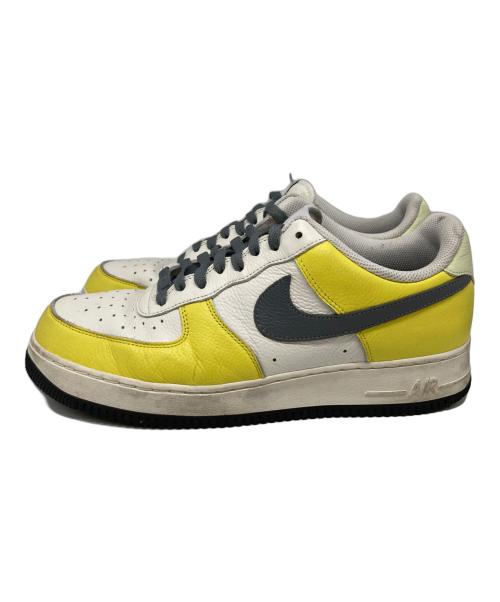 NIKE（ナイキ）NIKE (ナイキ) AIR FORCE 1 LOW BY YOU ホワイト×イエロー サイズ:29cmの古着・服飾アイテム