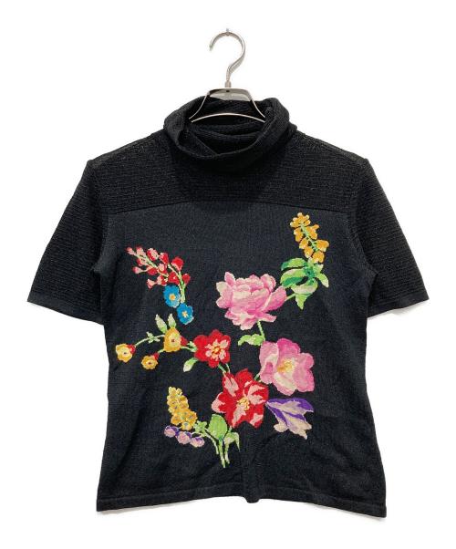 LEONARD（レオナール）LEONARD (レオナール) タートルネックニット ブラック サイズ:Mの古着・服飾アイテム