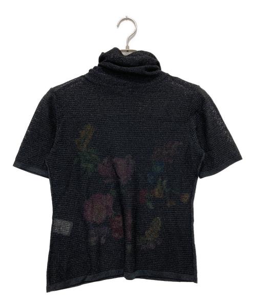 LEONARD（レオナール）LEONARD (レオナール) タートルネックニット ブラック サイズ:Mの古着・服飾アイテム