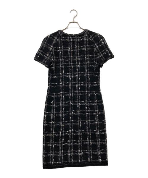 CHANEL（シャネル）CHANEL (シャネル) ココマークツイードワンピース ブラック サイズ:36の古着・服飾アイテム