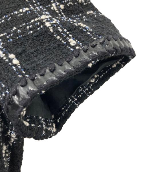 CHANEL（シャネル）CHANEL (シャネル) ココマークツイードワンピース ブラック サイズ:36の古着・服飾アイテム