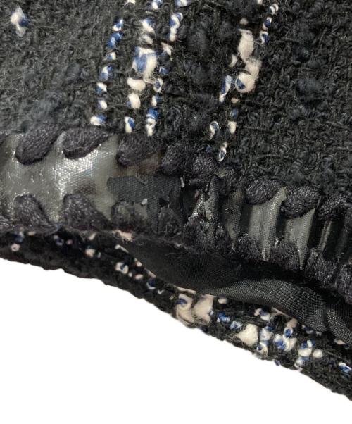 CHANEL（シャネル）CHANEL (シャネル) ココマークツイードワンピース ブラック サイズ:36の古着・服飾アイテム