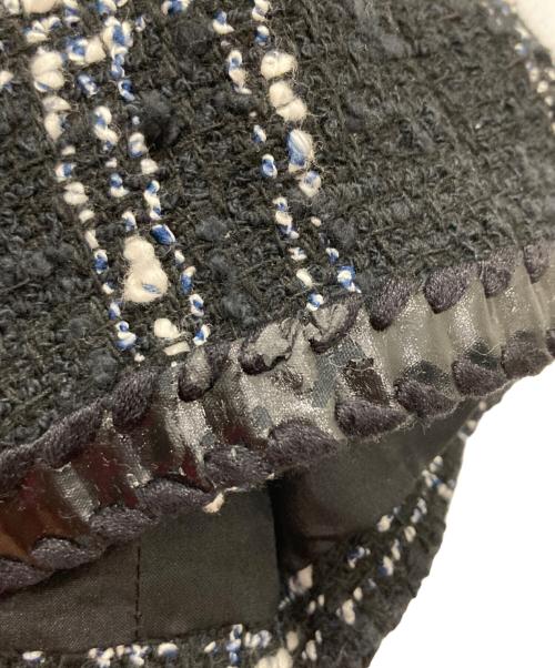 CHANEL（シャネル）CHANEL (シャネル) ココマークツイードワンピース ブラック サイズ:36の古着・服飾アイテム