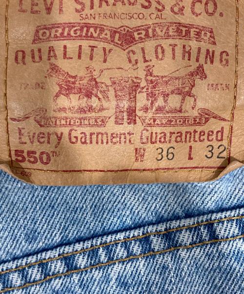 LEVI'S（リーバイス）LEVI'S (リーバイス) Relaxed DENIM JEANS PANTS/550デニムパンツ インディゴ サイズ:W36の古着・服飾アイテム
