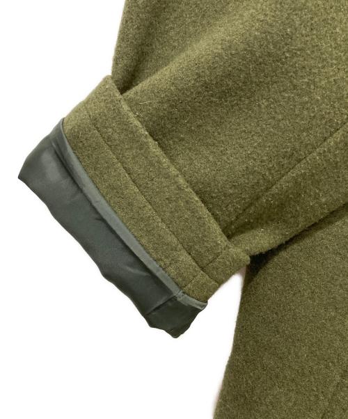 BEAMS BOY（ビームスボーイ）BEAMS BOY (ビームスボーイ) ポリエステル メルトン デタッチ フード コート グリーン サイズ:不明の古着・服飾アイテム