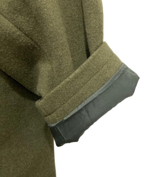 BEAMS BOY（ビームスボーイ）BEAMS BOY (ビームスボーイ) ポリエステル メルトン デタッチ フード コート グリーン サイズ:不明の古着・服飾アイテム