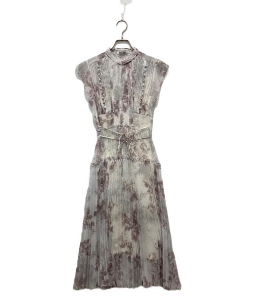 Snidel（スナイデル）Snidel (スナイデル) プリーツプリントワンピース ピンク サイズ:00の古着・服飾アイテム