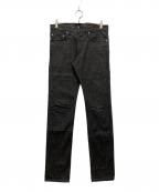 DIOR HOMMEディオール オム）の古着「デニムパンツ」｜ブラック