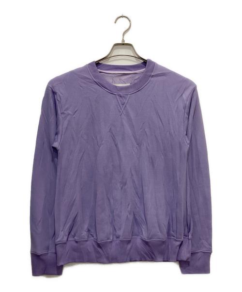 MM6 Maison Margiela（エムエムシックスメゾンマルジェラ）MM6 Maison Margiela (エムエムシックスメゾンマルジェラ) クルーネックスウェット パープル サイズ:Sの古着・服飾アイテム