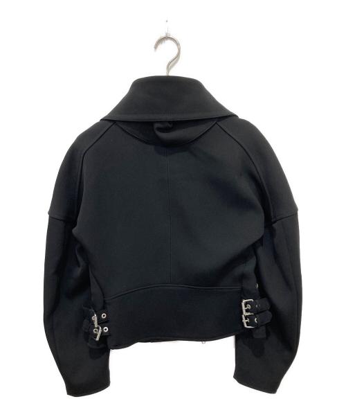 3.1 phillip lim（スリーワンフィリップリム）3.1 phillip lim (スリーワンフィリップリム) ツイルバイカージャケット ブラックの古着・服飾アイテム