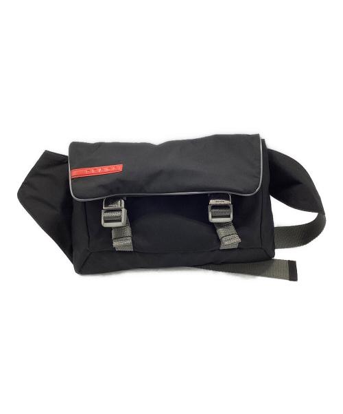 PRADA SPORTS（プラダスポーツ）PRADA SPORTS (プラダスポーツ) ウエストバッグ ブラックの古着・服飾アイテム