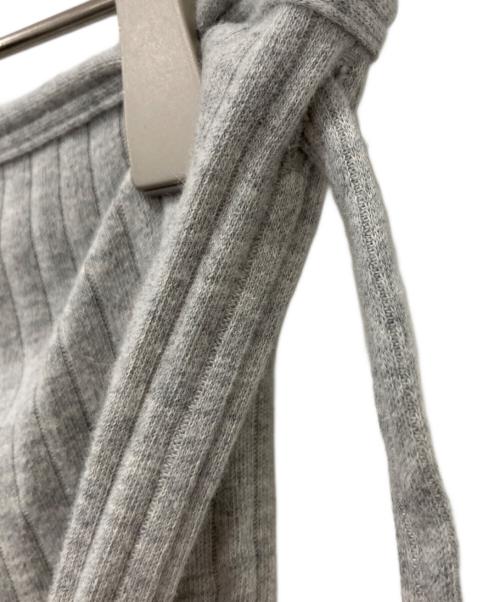 BASERANGE（ベースレンジ）BASERANGE (ベースレンジ) ラップスカート グレー サイズ:XSの古着・服飾アイテム