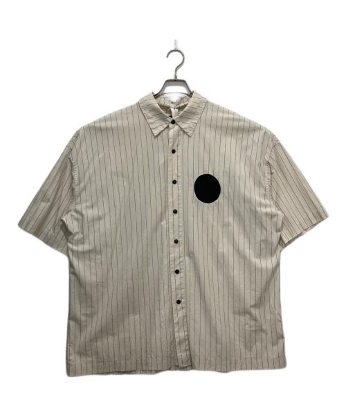 My Beautiful Landlet（マイビューティフルランドレット）My Beautiful Landlet (マイビューティフルランドレット) タイプライタークロスSSトレンチシャツ ベージュの古着・服飾アイテム