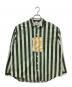 SUNNEI（スンネイ）の古着「ストライプシャツ」｜グリーン×ホワイト