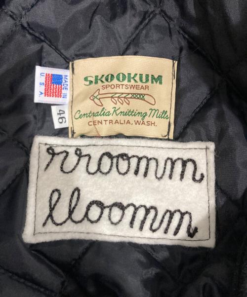 skookum（スクーカム）skookum (スクーカム) スタジャン ブラック サイズ:46の古着・服飾アイテム