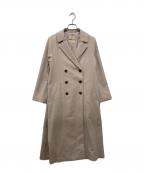 Apuweiser-richeアプワイザーリッシェ）の古着「バックボリュームベルテッドコート」｜ベージュ