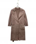 LOEWEロエベ）の古着「ラムレザーコート」｜ピンク