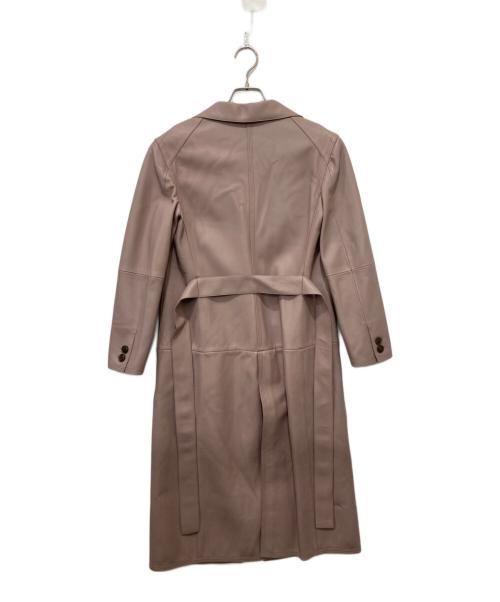 LOEWE（ロエベ）LOEWE (ロエベ) ラムレザーコート ピンク サイズ:36の古着・服飾アイテム