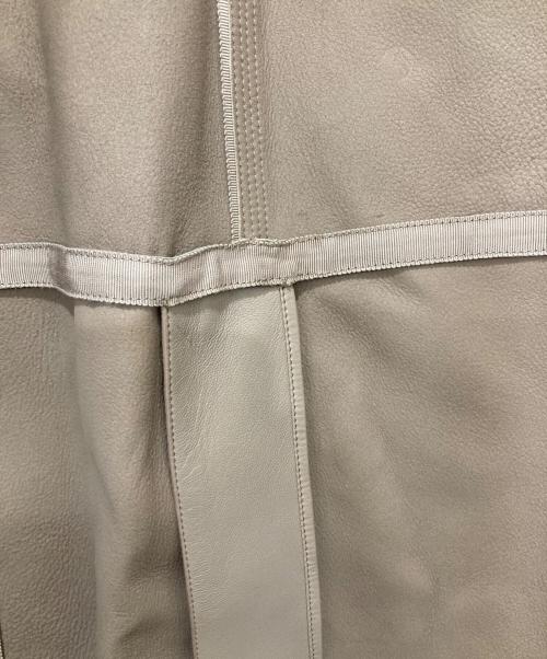 LOEWE（ロエベ）LOEWE (ロエベ) ラムレザーコート ピンク サイズ:36の古着・服飾アイテム