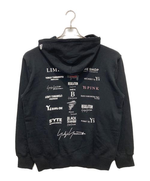 YOHJI YAMAMOTO（ヨウジヤマモト）YOHJI YAMAMOTO (ヨウジヤマモト) New Era (ニューエラ) プルオーバーパーカー ブラック サイズ:4の古着・服飾アイテム