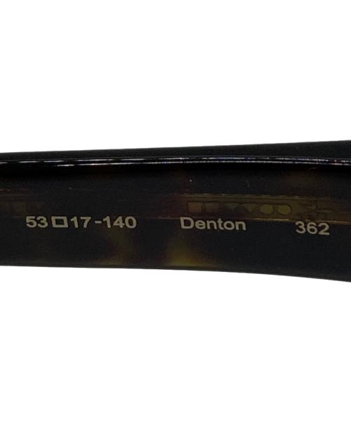 OLIVER PEOPLES（オリバーピープルズ）OLIVER PEOPLES (オリバーピープルズ) Denton/サングラス ブラウンの古着・服飾アイテム