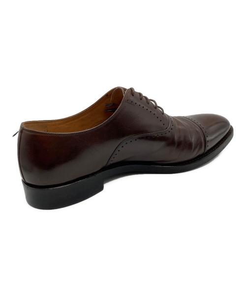 SCOTCH GRAIN（スコッチグレイン）SCOTCH GRAIN (スコッチグレイン) ストレートチップシューズ ブラウン サイズ:26ｃｍの古着・服飾アイテム