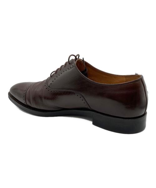 SCOTCH GRAIN（スコッチグレイン）SCOTCH GRAIN (スコッチグレイン) ストレートチップシューズ ブラウン サイズ:26ｃｍの古着・服飾アイテム