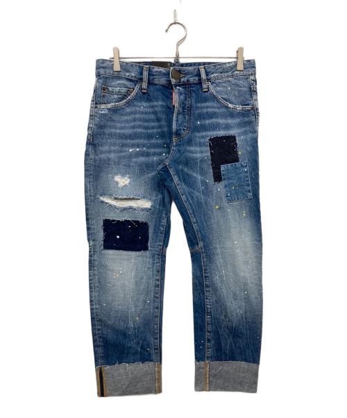 DSQUARED2（ディースクエアード）DSQUARED2 (ディースクエアード) デニムパンツ インディゴ サイズ:46の古着・服飾アイテム