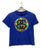 stussyステューシー）の古着「プリントTシャツ」｜ネイビー