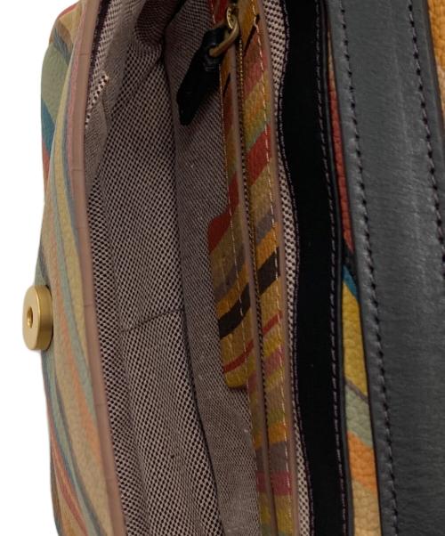 PAUL SMITH（ポールスミス）PAUL SMITH (ポールスミス) マルチストライプショルダーバッグ マルチカラーの古着・服飾アイテム