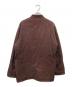 ULTERIOR (アルテリア) コットンベビー アルパカ ツイードスタンドカラー ジャケット ブラウン サイズ:3：27000円