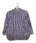 ISSEY MIYAKE (イッセイミヤケ) ストライプシャツ ブルー×ホワイト サイズ:3：6000円