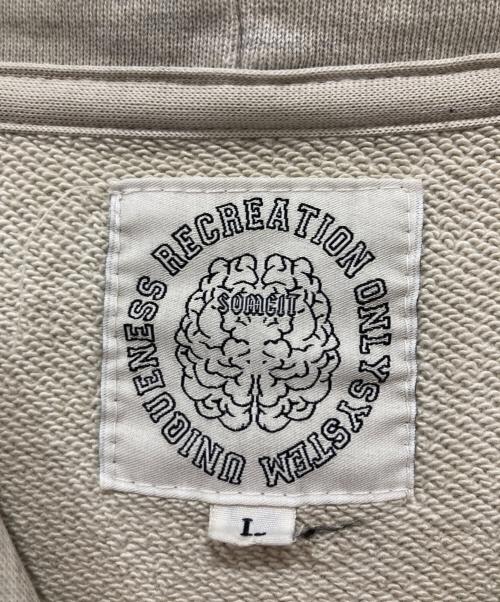 SOMEIT（サミット）SOMEIT (サミット) O.S VINTAGE HOODIE グレー サイズ:Lの古着・服飾アイテム