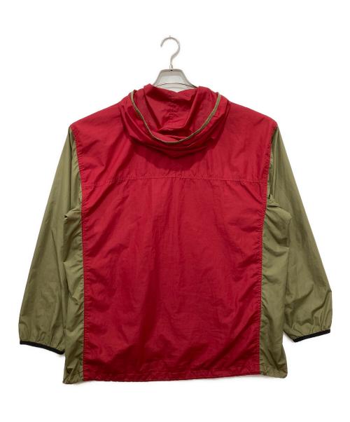 NIKE ACG（ナイキエーシージー）NIKE ACG (ナイキエージーシー) アノラックパーカー/90’ｓ ベージュ×レッド サイズ:Lの古着・服飾アイテム