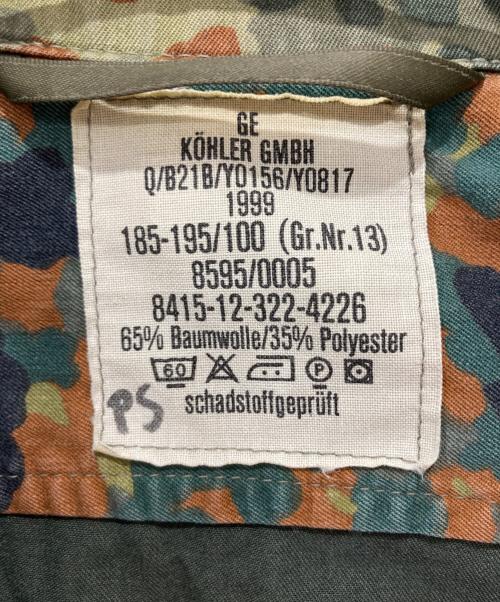 German Army（ドイツ軍）German Army (ドイツ軍) German Flecktarn Camo Bundeswehr Field Shirt オリーブ サイズ:下記参照の古着・服飾アイテム