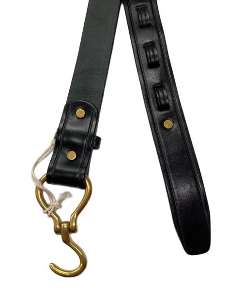 TORY LEATHER（トリーレザー）TORY LEATHER (トリーレザー) Brass Hoof Pick Belt ブラックの古着・服飾アイテム