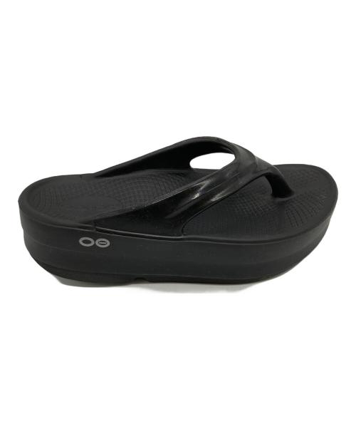 OOFOS（ウーフォス）OOFOS (ウーフォス) OOmega サンダル ブラック サイズ:37の古着・服飾アイテム